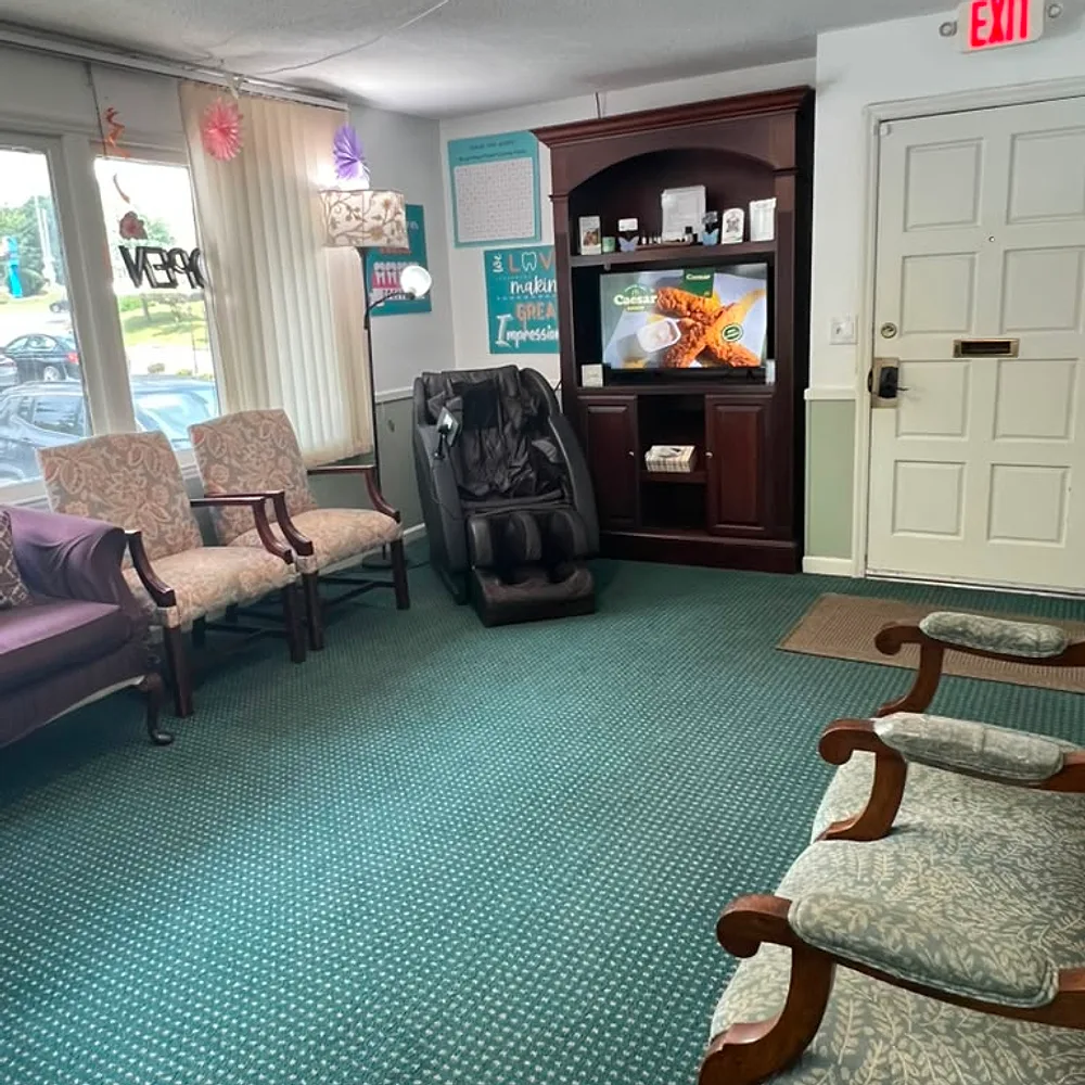 Patient waiting room at Todays Dental West Columbia